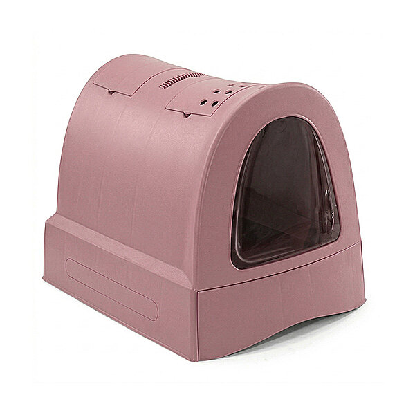 Imac Zuma Kapalı Kedi Tuvaleti Pembe - 1