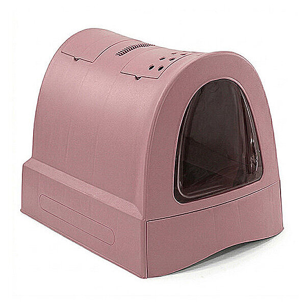 Imac Zuma Kapalı Kedi Tuvaleti Pembe