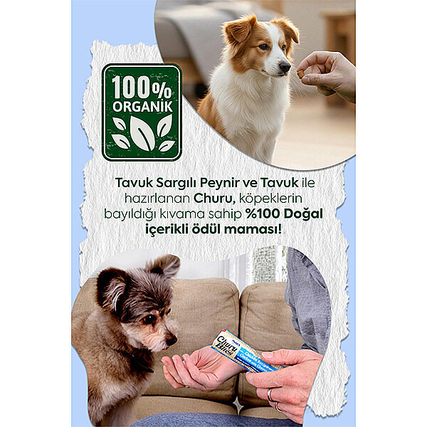 Inaba Churu Bites Tavuklu ve Peynirli Köpek Ödül Maması 12 g (8'li) - 4
