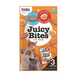 Inaba Ciao Juicy Bites Balıklı ve İstiridye Aromalı Kedi Ödül Maması 11,3 g (3'lü)