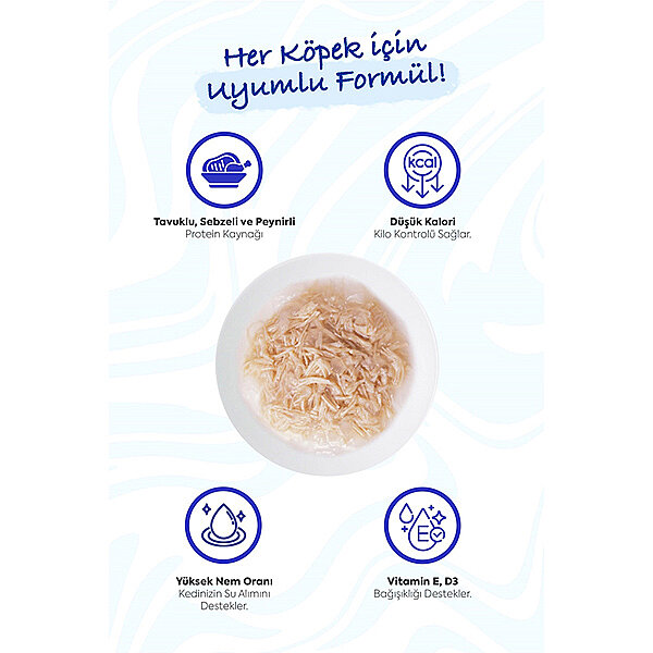 Inaba Twin Packs Tavuklu, Sebzeli ve Peynirli Köpek Ödül Maması 40 g (2'li) - 2