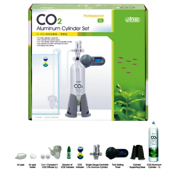 Ista CO2 Aluminyum Cylinder Set 1 Lt Profosyonel - 1