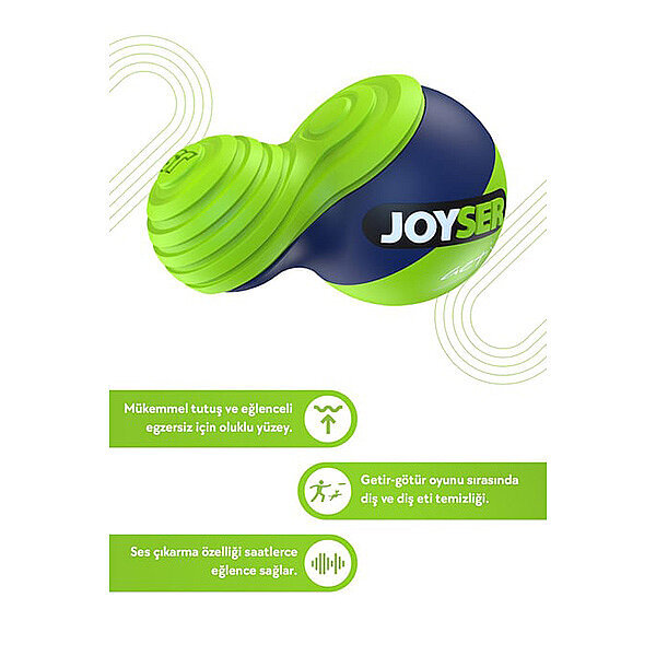 Joyser Active Kauçuk Köpek Oyuncağı Top 12 x 8 cm - 3