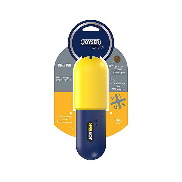 Joyser Plus Kauçuk Hap Şeklinde Köpek Ödül Oyuncağı M/L