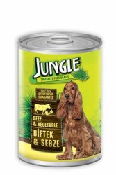 Jungle Biftekli Sebzeli Köpek Yaş Maması 415 Gr