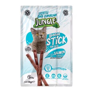 Jungle Kedi Stick Somonlu Ödül Çubuğu 3'Lü 5 Gr