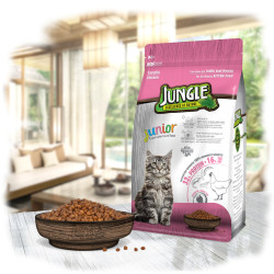 Jungle Yavru Kedi Maması Tavuklu 1,5 KG