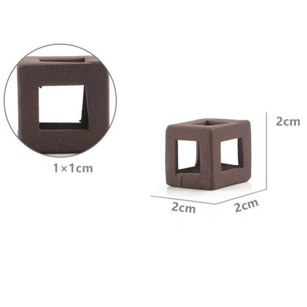 Karides Seramik Küp Kalın 2x2 cm - 1