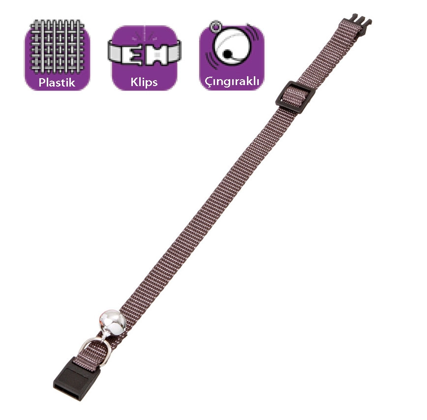 Karlıe Boyun Tasma Çıng. 30 Cm Gri - 1