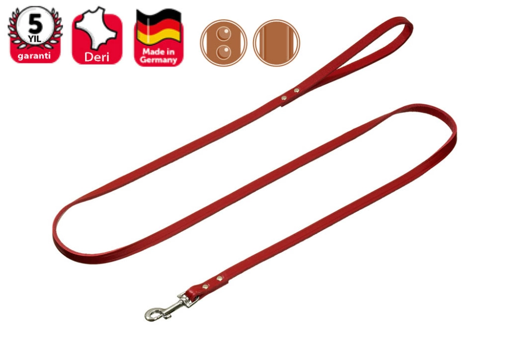 Karlıe Deri Uzatma Tasma 100cm/12mm Kırmızı - 1