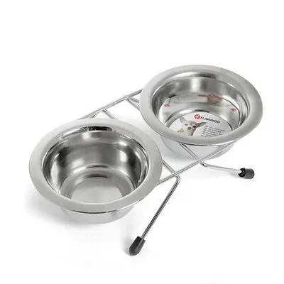 Karlie Duo Dinner İkili Mama Kabı 13 Cm - 1