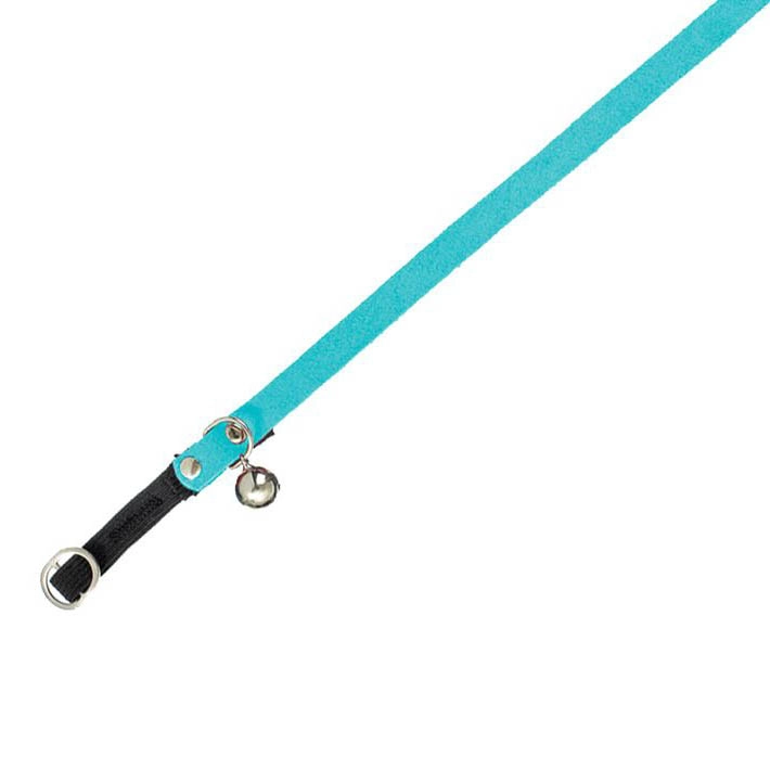 Karlıe Kadife Kedi Tasma Çıng. 30cm Açık Mavi - 1