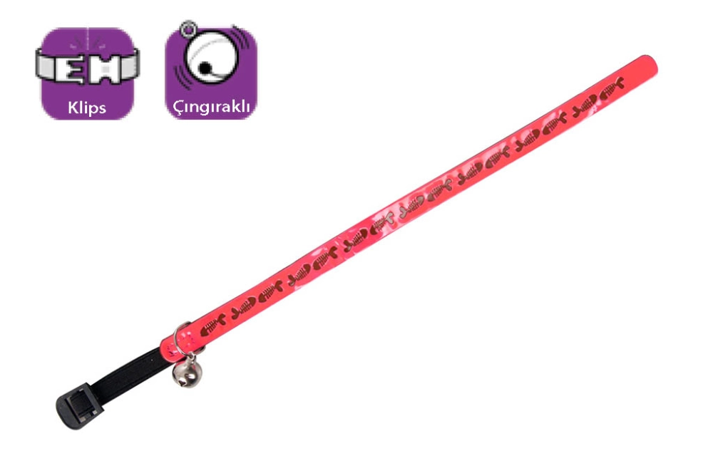 Karlıe Kedi Boy.tas.çıng.balık Des.30cm Pembe - 1