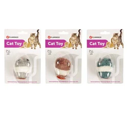 Karlie Kediler için Titreyen Peluş Fare Oyuncağı 7x5x4 Cm - 2