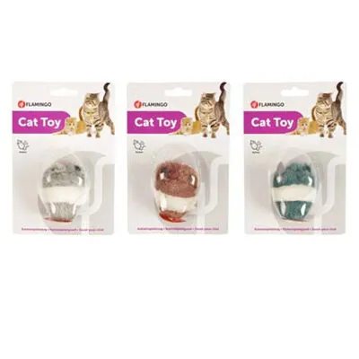 Karlie Kediler için Titreyen Peluş Fare Oyuncağı 7x5x4 Cm - 2