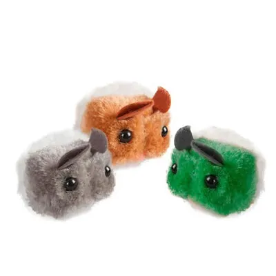 Karlie Kediler için Titreyen Peluş Fare Oyuncağı 7x5x4 Cm - 5