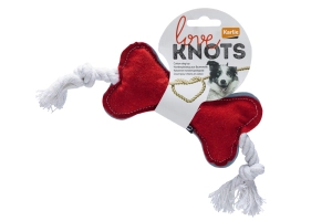 Karlıe Kemik Şeklinde İpli Peluş Evcil Hayvan Oyun - 2