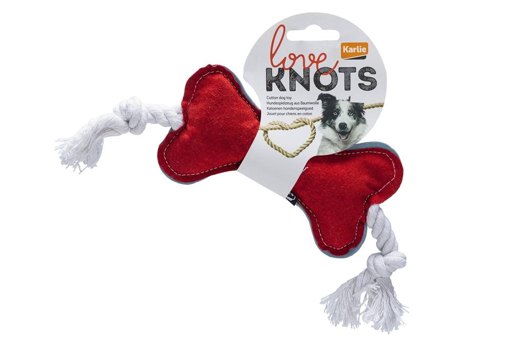 Karlıe Kemik Şeklinde İpli Peluş Evcil Hayvan Oyun - 2