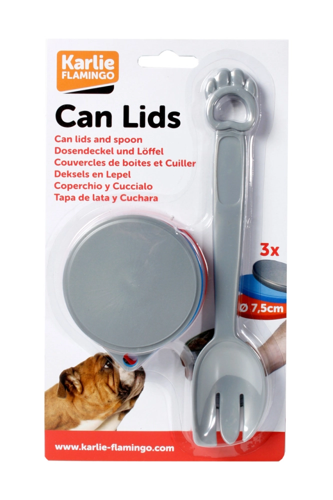 Karlıe Konserve Mama Kapağı+kaşık 7 Cm 3 Lü - 1