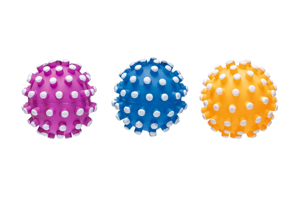 Karlıe Köpekler İçin Dikenli Kirpi Top Çok Renkli - 1