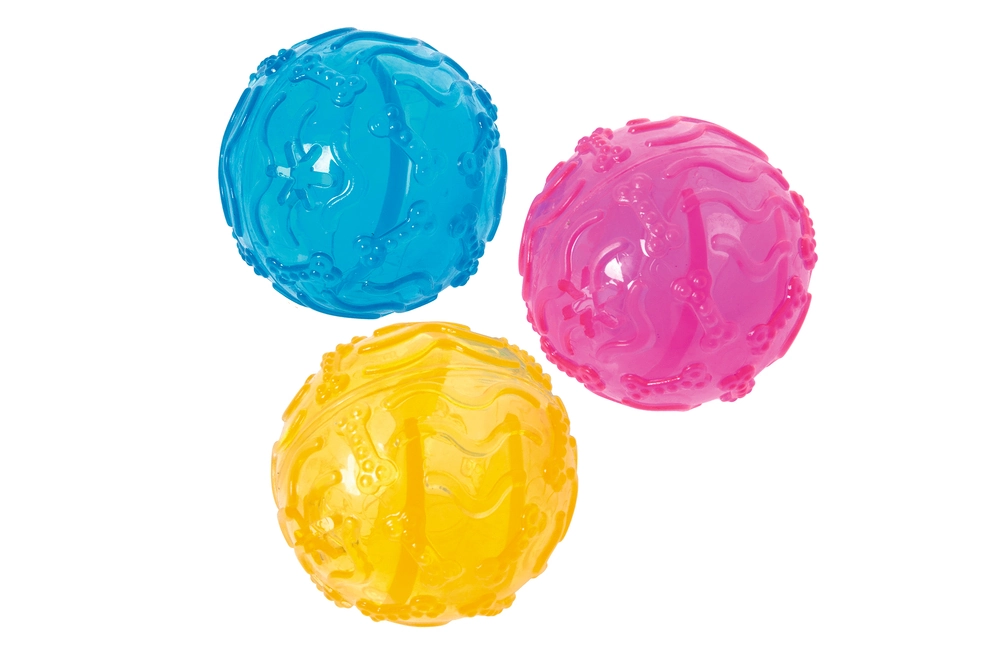 Karlıe Köpekler İçin Plastik Top Çok Renkli - 1