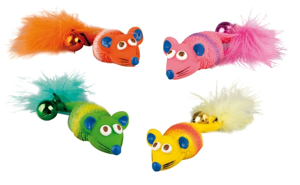 Karlıe Latex Fare Kedi Oyuncağı 12cm - 1