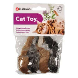 Karlie Peluş Fare Kedi Oyuncağı 5 CM 4 Adet