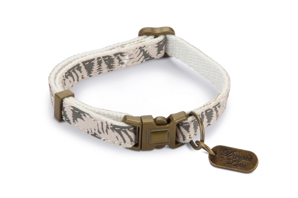 Karlıe Lotte Kedi Tasması 30cm X 10mm Bej - 1