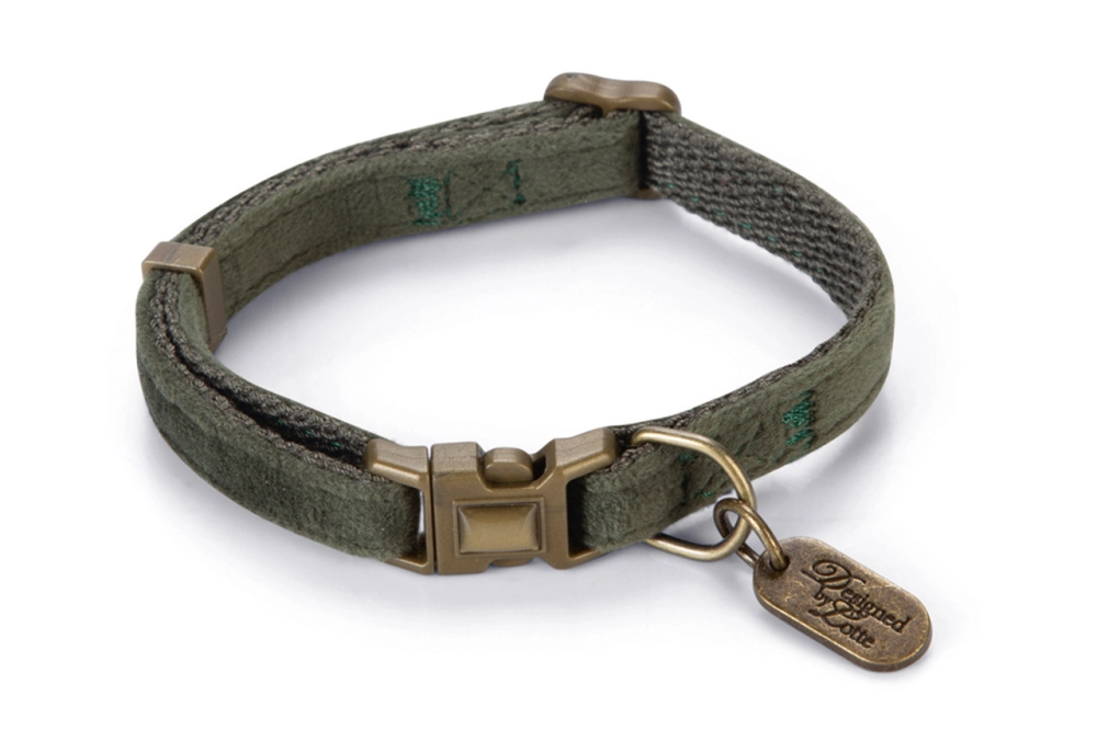 Karlıe Lotte Kedi Tasması 30cm X 10mm Yeşil - 1