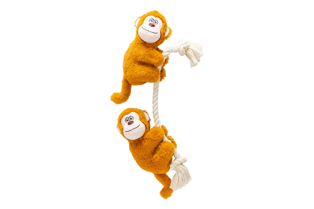 Karlıe Maymun Figürlü Peluş Evcil Hayvan Oyuncağı - 1