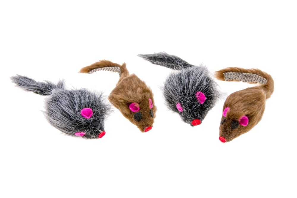 Karlıe Peluş Fare Siyah Beyaz 5 Cm - 1