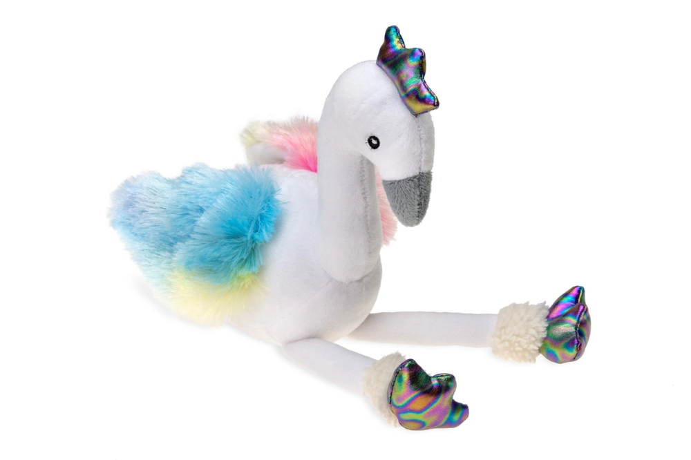 Karlıe Peluş Oyuncak Flamingo 33*18*20cm Gökkuşağı - 1