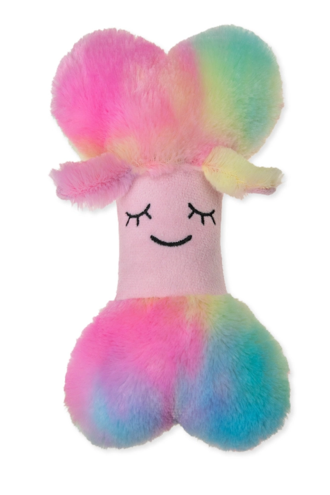 Karlıe Peluş Oyuncak Kemik 22*12*6cm Gökkuşağı - 1