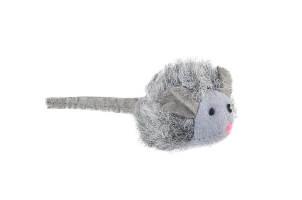 Karlıe Peluş Sesli Fare 7x3.5x4.5cm - 1