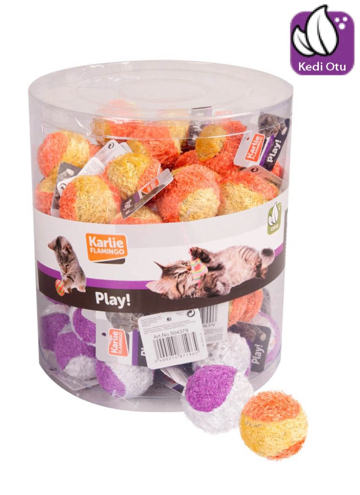 Karlıe Peluş Top 4,5cm 60lı - 1