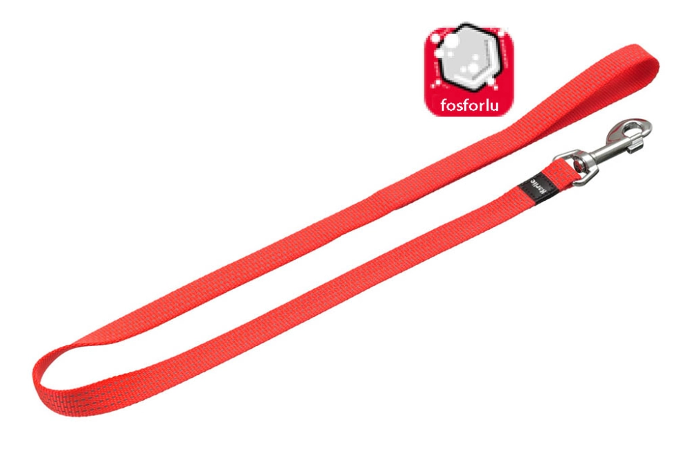 Karlıe Refl. Uzatma Tasma S 100cm-15mm Turuncu - 1