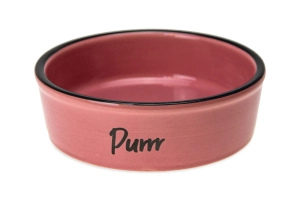 Karlıe Seramik Kedi Mama Kabı Pembe 200 Ml