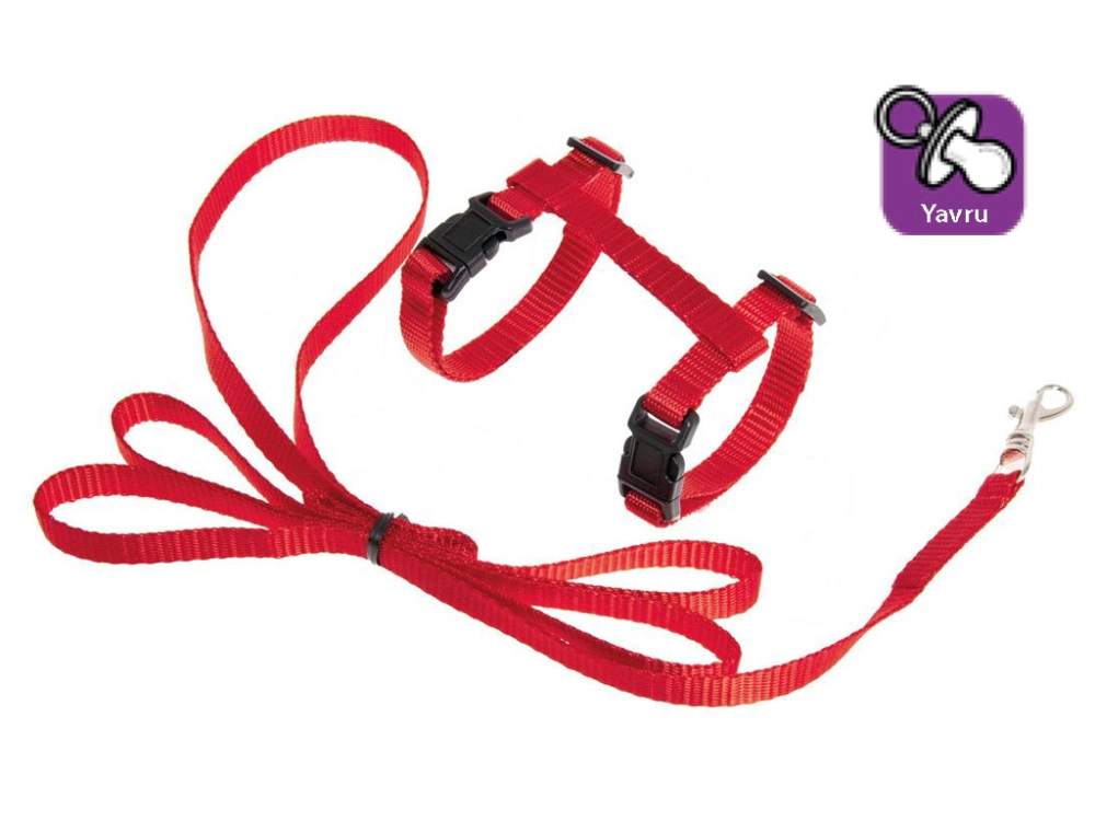 Karlıe Tasma+uzatma 120cm Kırmızı - 1