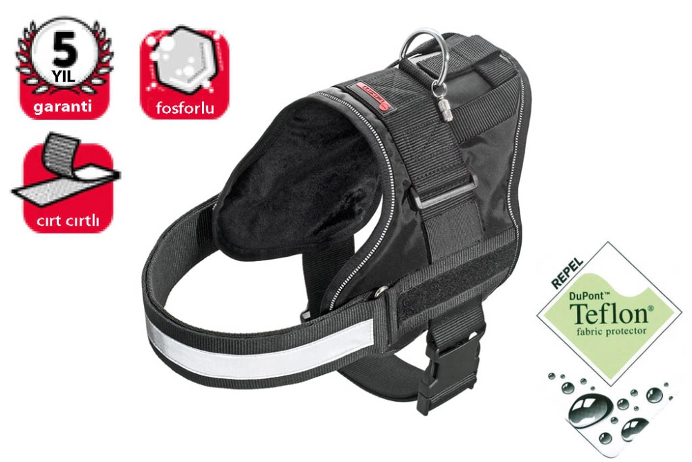 Karlıe Teflon Ref.isimli.göğ.tas.xs 44-50cm Siyah - 1