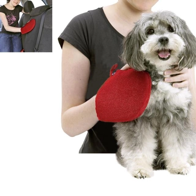 Karlıe Tüy Toplayıcı Eldiven 24x16 Cm Kırmızı - 1