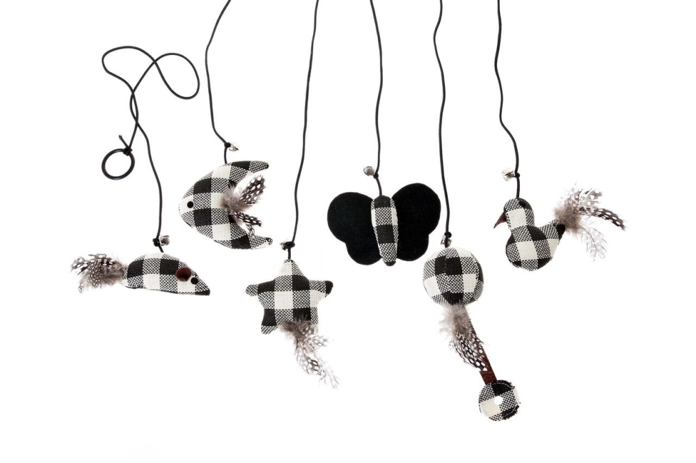 Karlıe Tüylü Ve İpli Peluş Oyuncak 11 Cm - 1