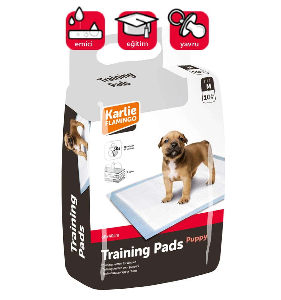 Karlıe Yavru Köpek Çiş Pedi M 60x40 Cm 10lu - 1