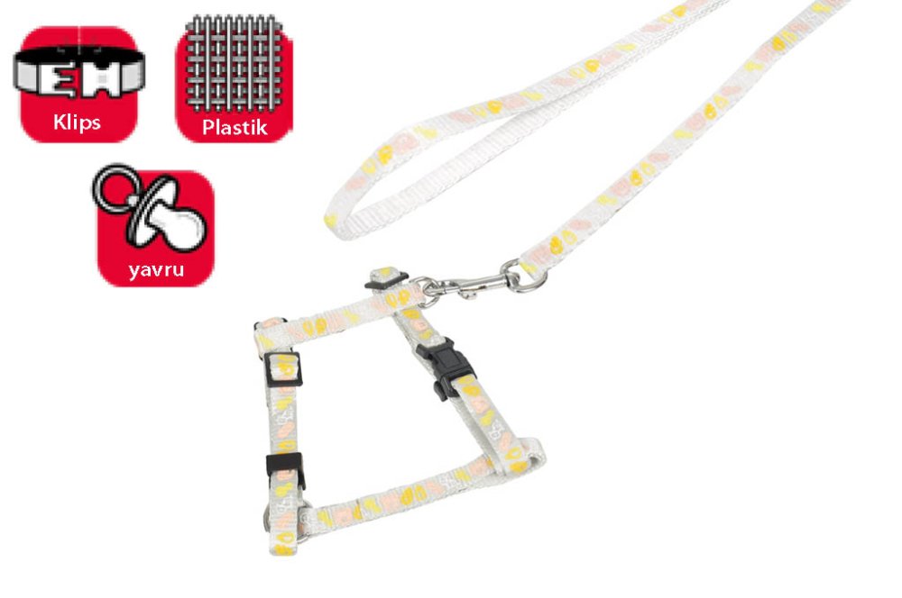 Karlıe Yavru Köp.göğüs Tasma+uzatma 25-35cm Mavi - 1