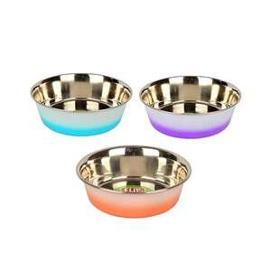 KE 1100DS Çift Renkli Çelik Mama Kabı 11 cm