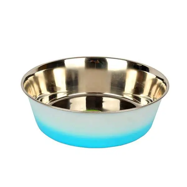 KE 1300DS Çift Renkli Çelik Mama Kabı 13 cm - 1