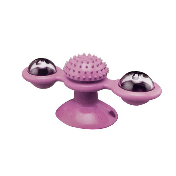 Kedi Oyuncağı Vantuzlu Yel Değirmeni Pembe - 1