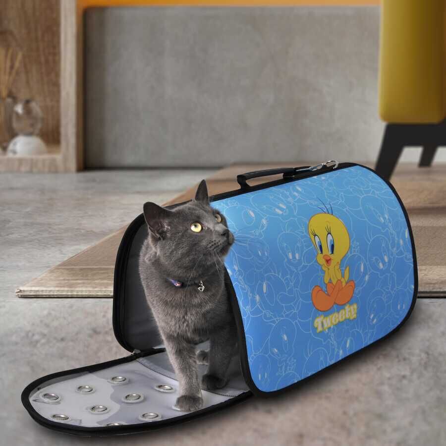 Tweety Büyük Boy Kedi Taşıma Çantası - 3