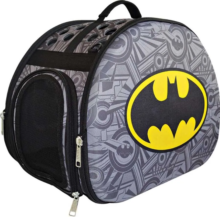 Batman 3D Eva Kedi Taşıma Çantası Gri - 1
