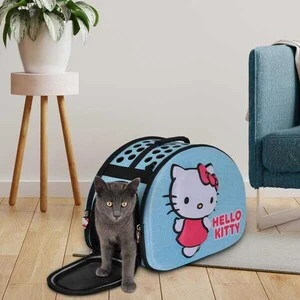 Hello Kitty 3D Eva Kedi Taşıma Çantası Turkuaz - 2