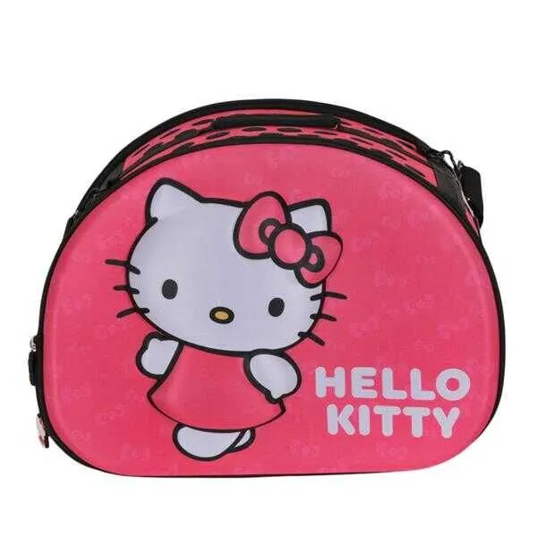 Hello Kitty 3D Eva Kedi Taşıma Çantası Pembe - 1